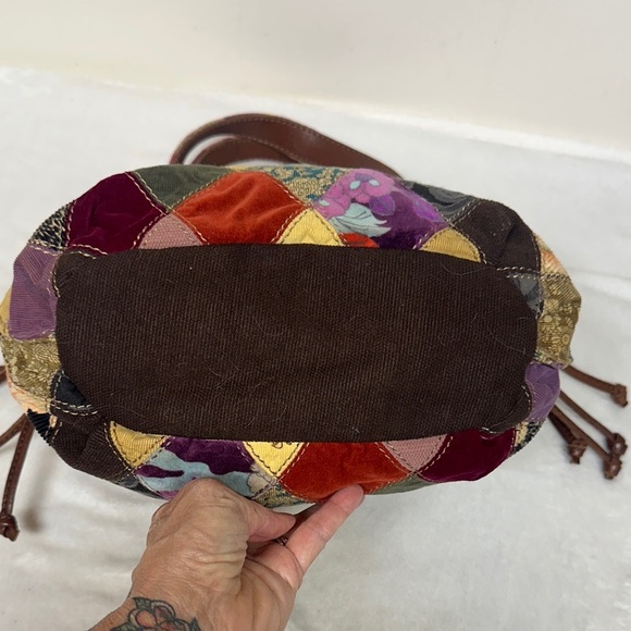 Lucky Brand Hobo  Colorful Patchwork Shoulder Bag - Picture 3 of 13
